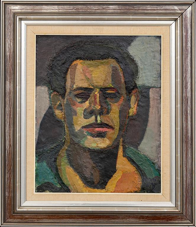 GUNNAR JONN, oil on panel, signed and dated 59.