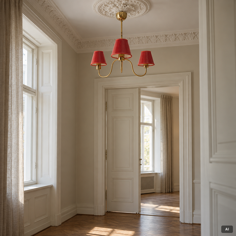 Josef Frank, A ceiling light, modell 2479, by Firma Svenskt Tenn.