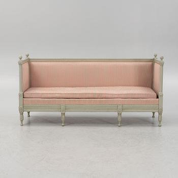 Sofa, Gustavian style, 19th century.