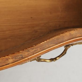 A parquetry and ormolu-mounted rococo commode by P. Gyllenberg (master in Stockholm 1767-85).