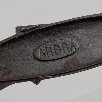 Fish moulds, 2 pcs, cast iron, Arbrå, second half of the 20th century.