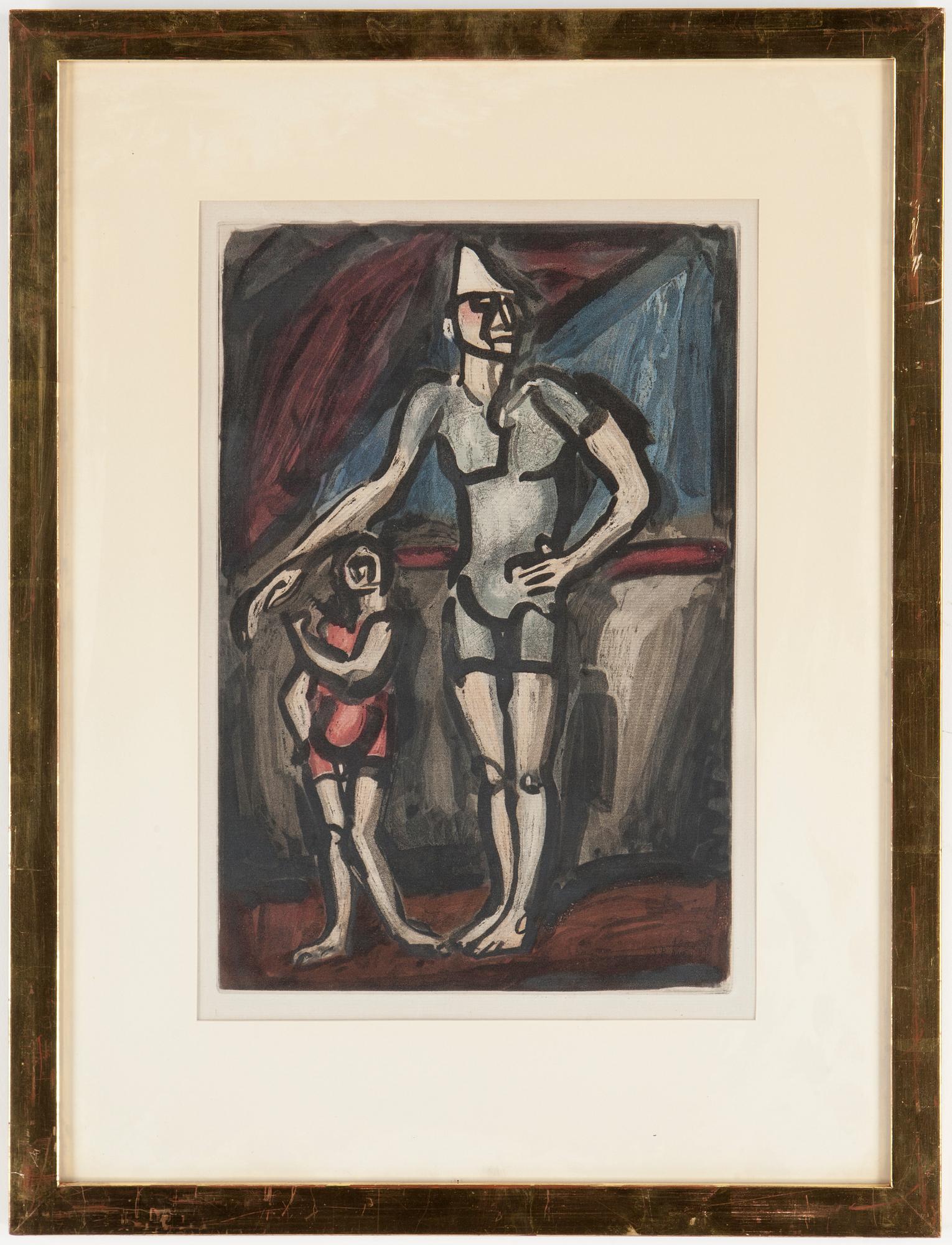 GEORGES ROUAULT, färgakvatint, 1930.