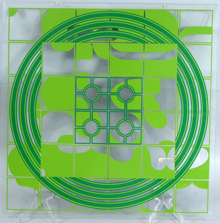 BECK & JUNG, multipel, plexiglas, sign och numr 114/250, dat -76.