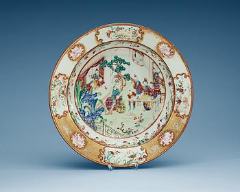 A famille rose basin, Qing dynasty, Qianlong (1736-95).
