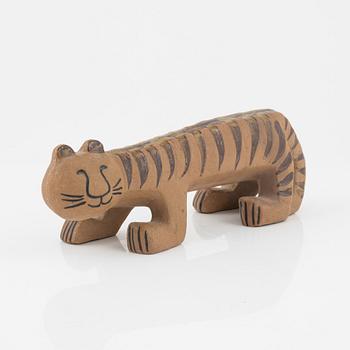 Lisa Larson, a 'Tiger' stoneware figurine from the 'Afrika' series, Gustavsberg.