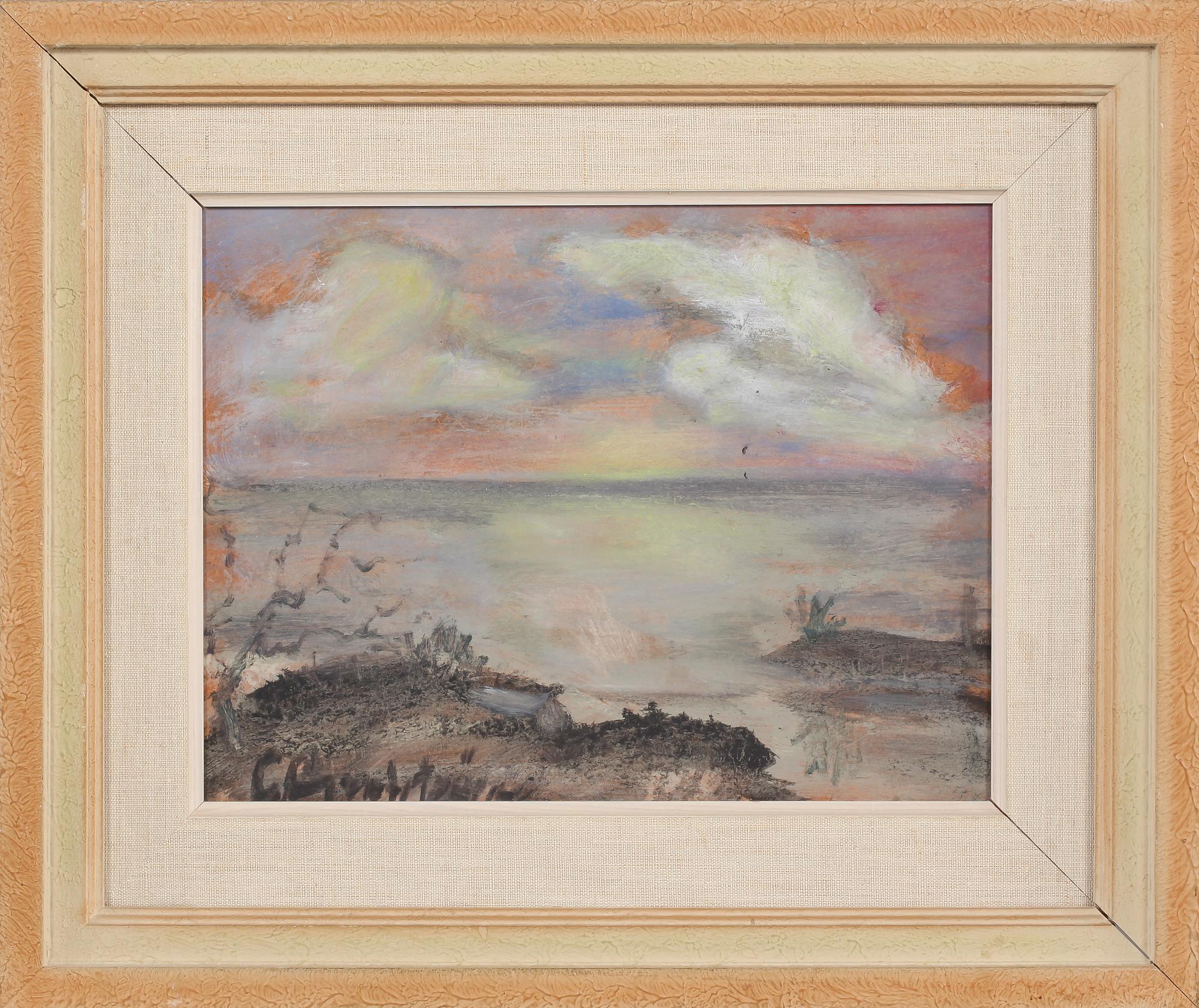 GUSTAV GRAFSTRÖM, 2 st, olja på pannå, signerad.