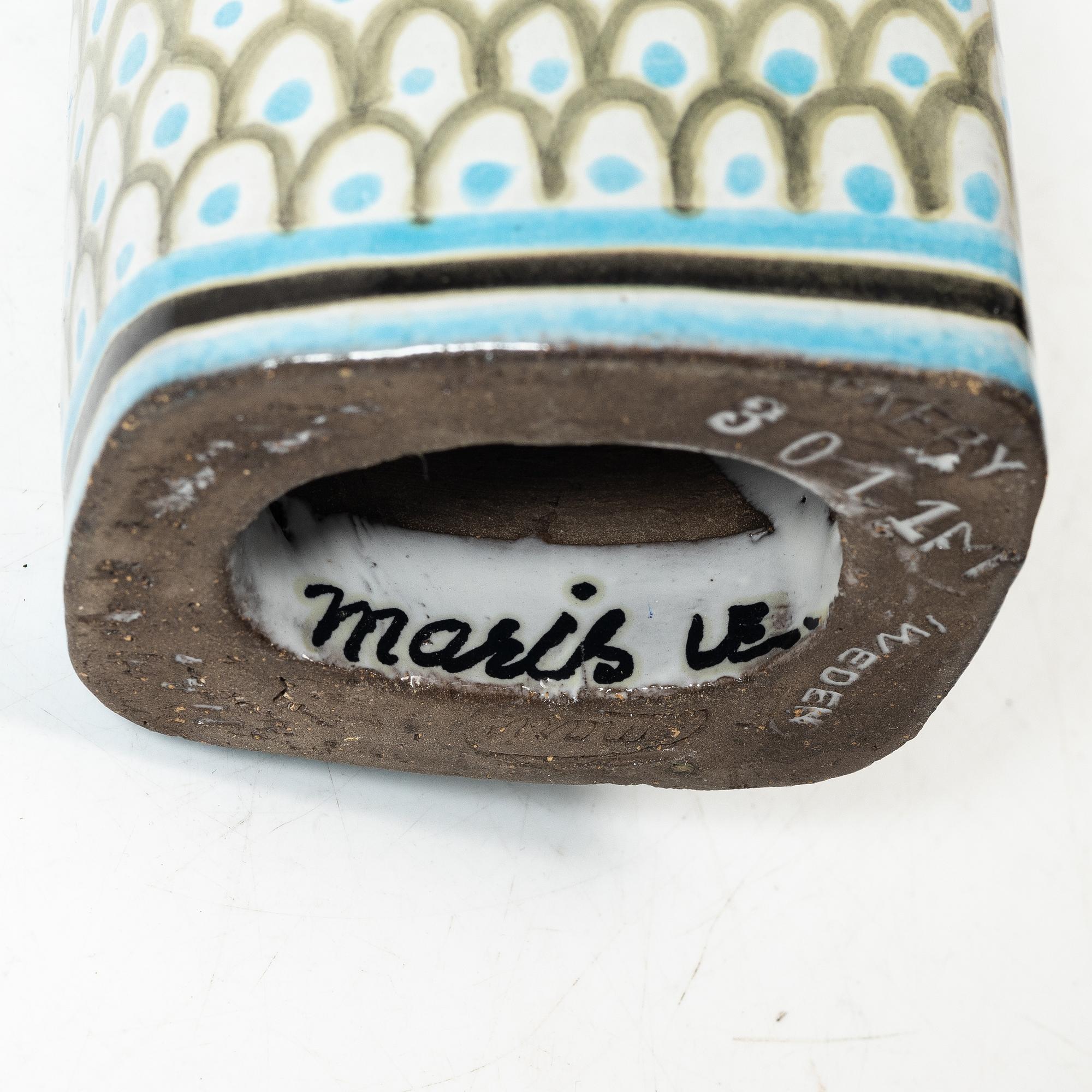 Mari Simmulson, a stoneware figurine, Upsala-ekeby, Sweden.