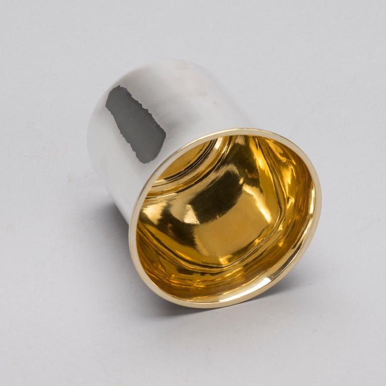 BÄGARE, silver, Wilhelm Porthan, Viborg 1876. 124,9 g.