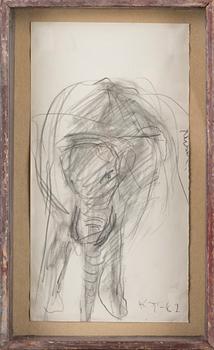 KAIN TAPPER, teckning, signerad och daterad -82.