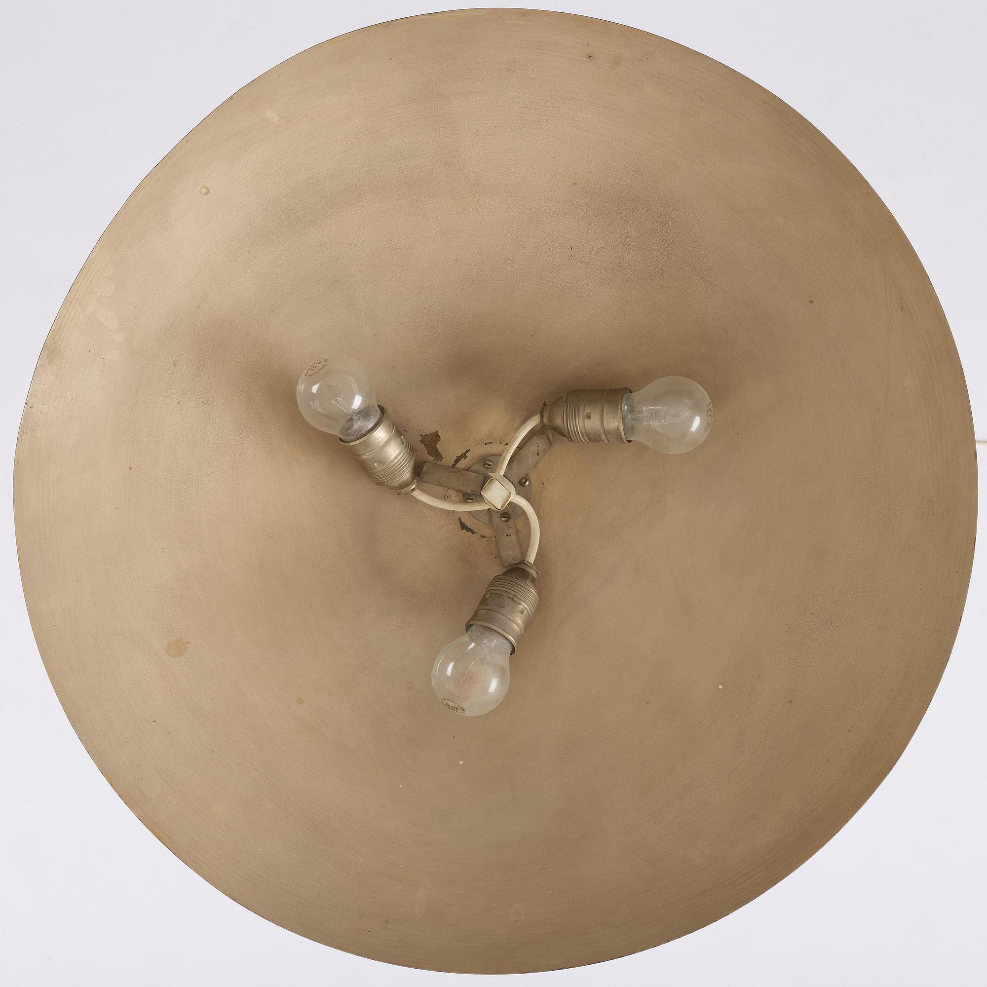 An imposing uplight floor lamp, 1930s.