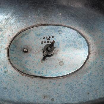 Stekhuvar, 2 st, pläter, England, omkring 1900.