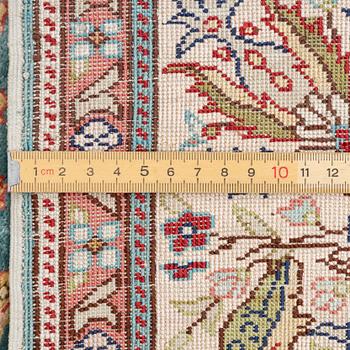 Carpet, silk approximately 125 x 90 cm.