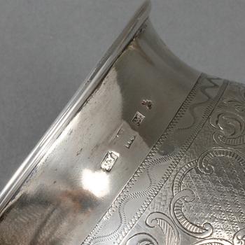 BÄGARE, silver, Moskva, 1849, vikt 322 g.