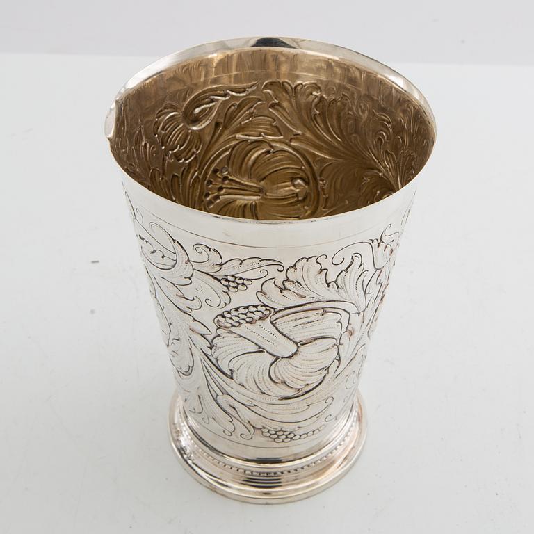 Cup Baroque style, silver GAB Stockholm 1938.