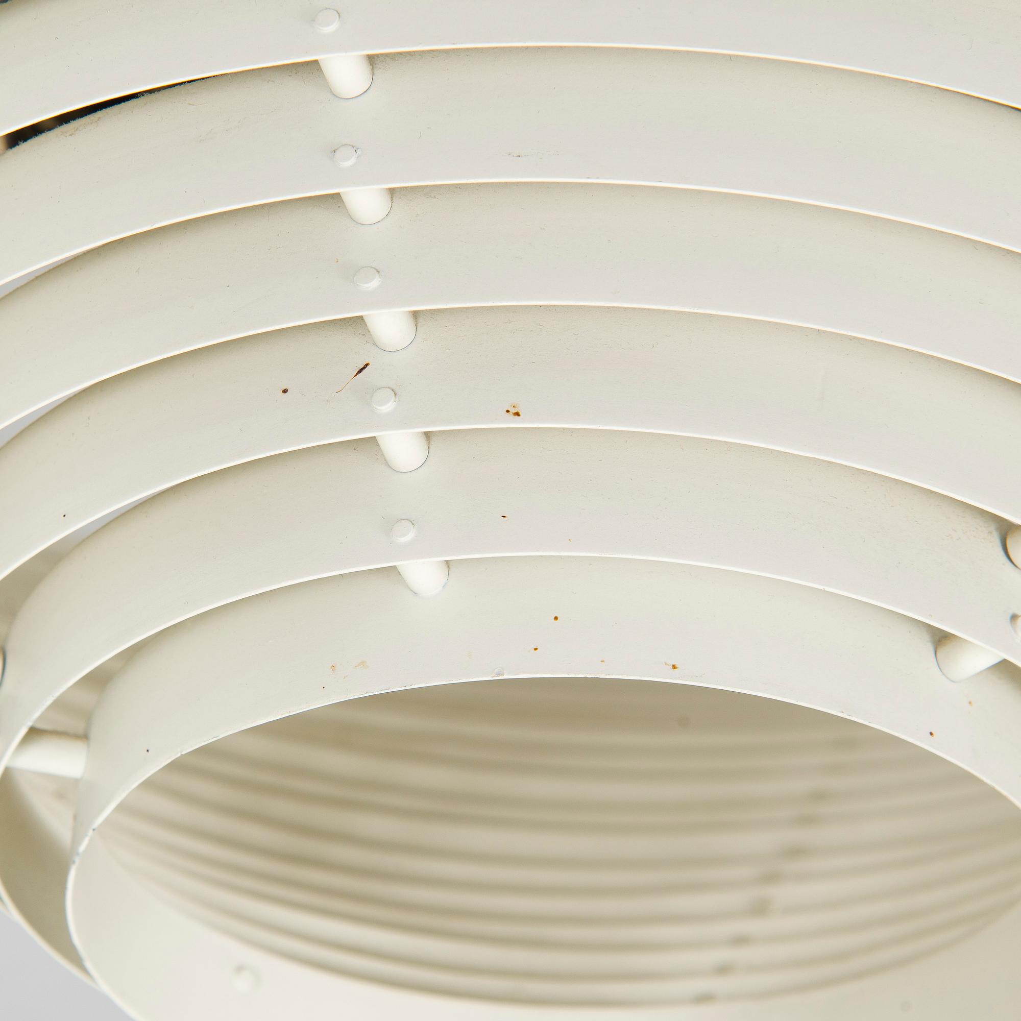 Alvar Aalto, kattovalaisin, malli A622B. Valaistustyö.