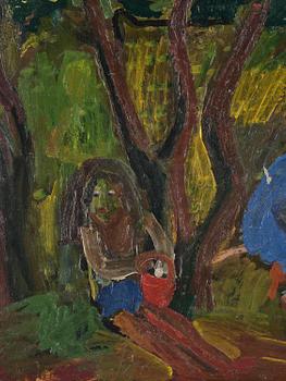 Sven X:et Erixson, In the garden.