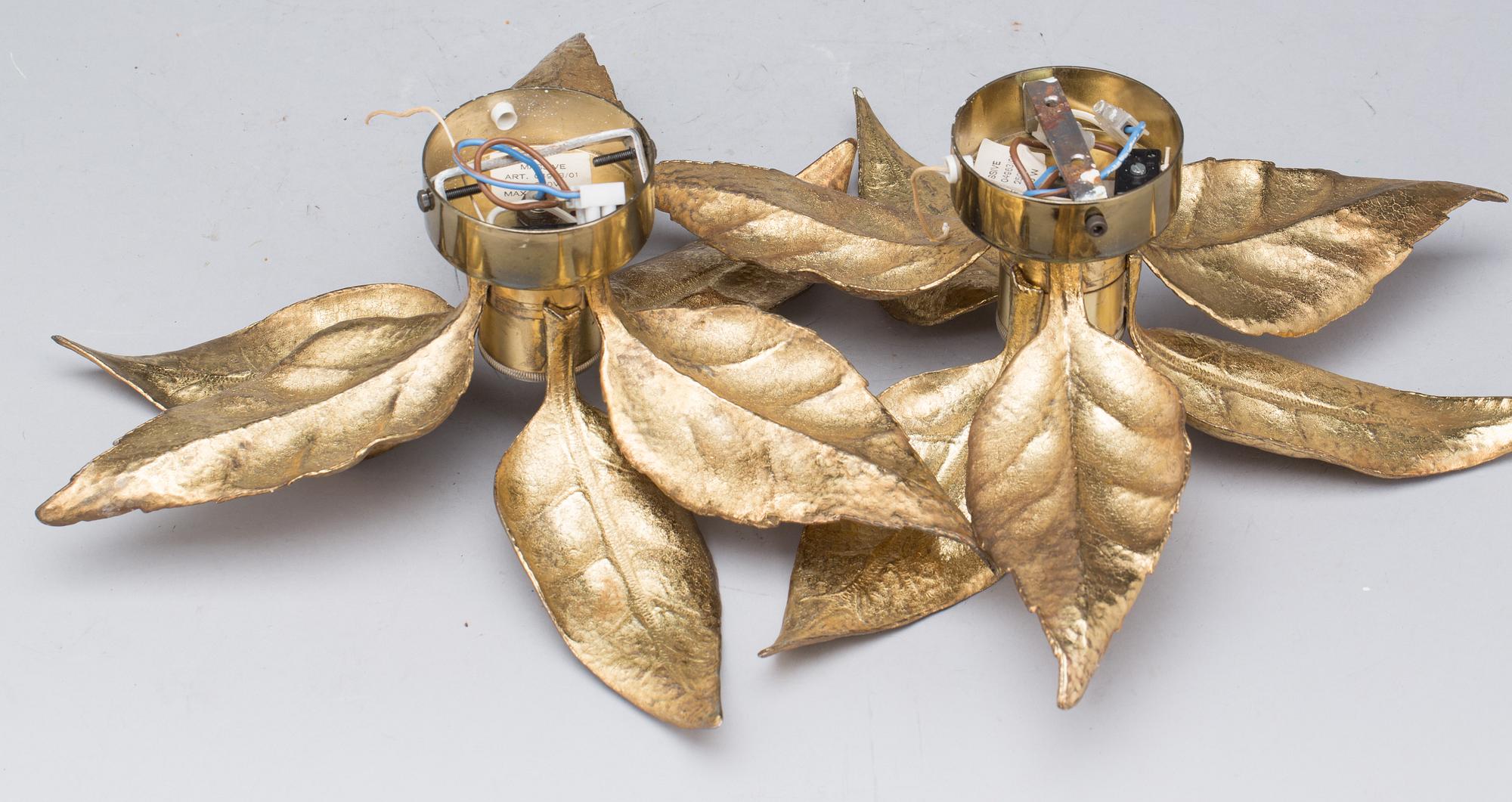 APPLICKER, ett par, 1900-talets andra hälft.