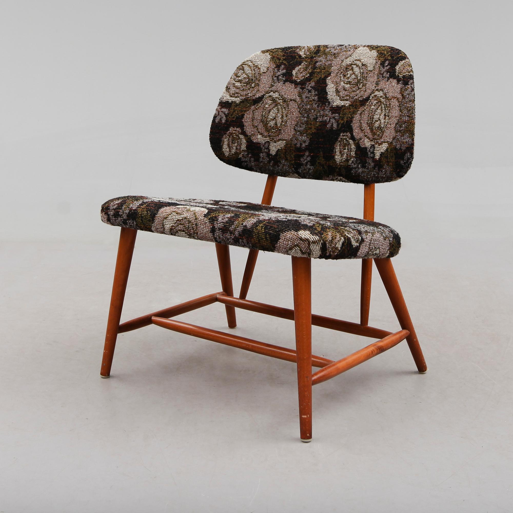 STOL, "TeVe", Alf Svensson, Ljungs Industrier, Modellen Formgiven 1953.