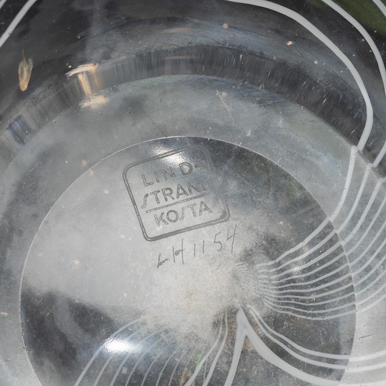 Vicke Lindstrand, a vase, Kosta, 1950s.