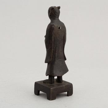 A bronze sculpture, late Qing dynasty.