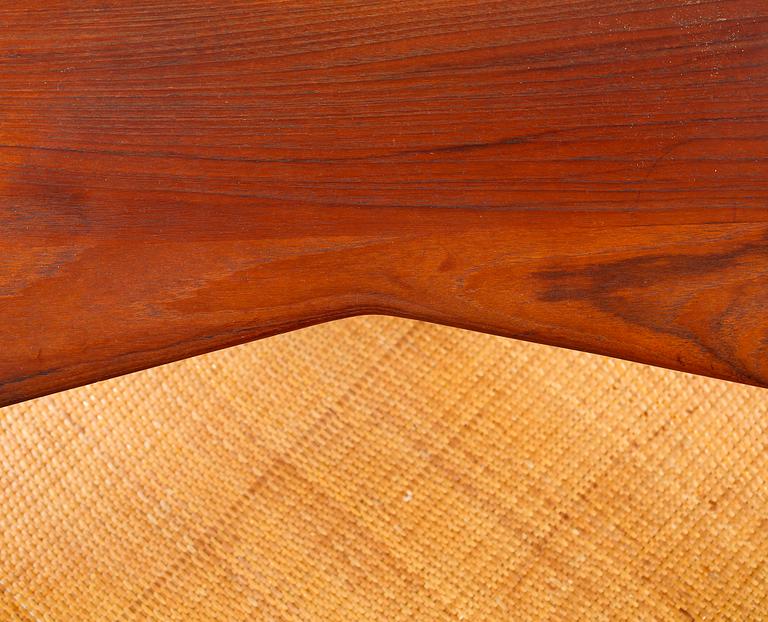 A sofa 417 and a table 519, Peter Hvidt & Orla Mörgaard Nielsen, Minerva series, France & Daverkosen, Denmark, 1950s.