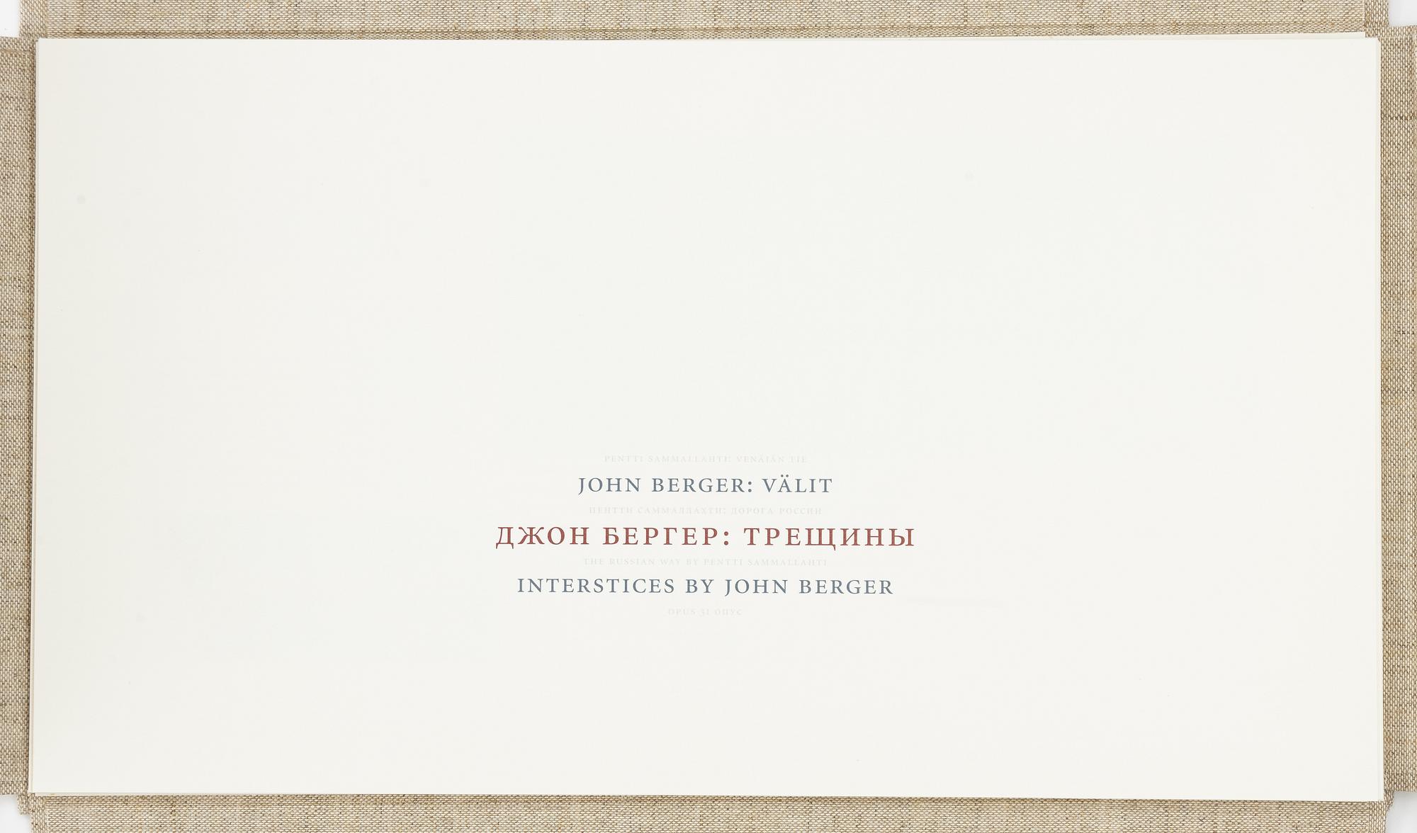 Pentti Sammallahti, "The Russian Way".