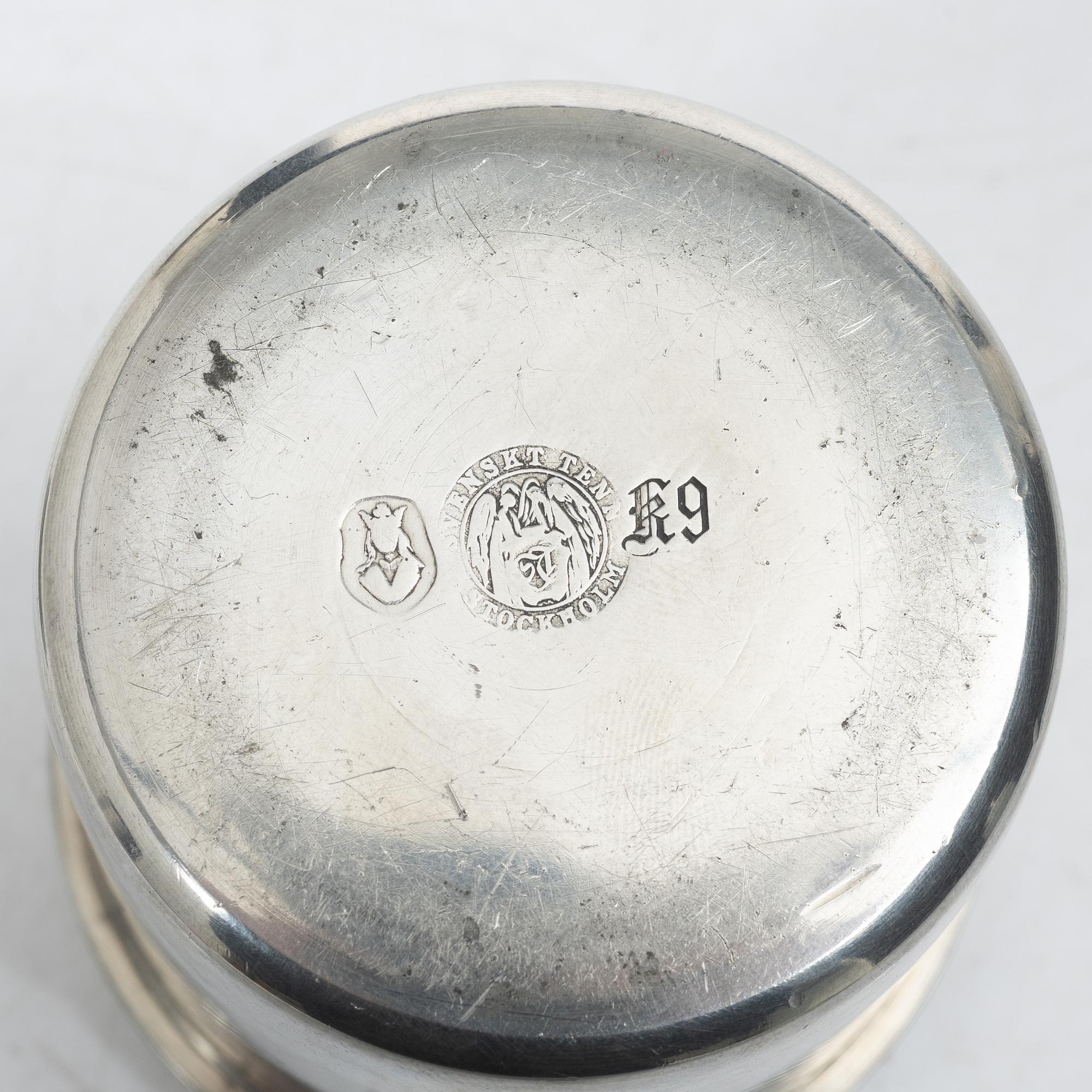 Estrid Ericson, jar with lid, Svenskt Tenn, Stockholm, 1960.