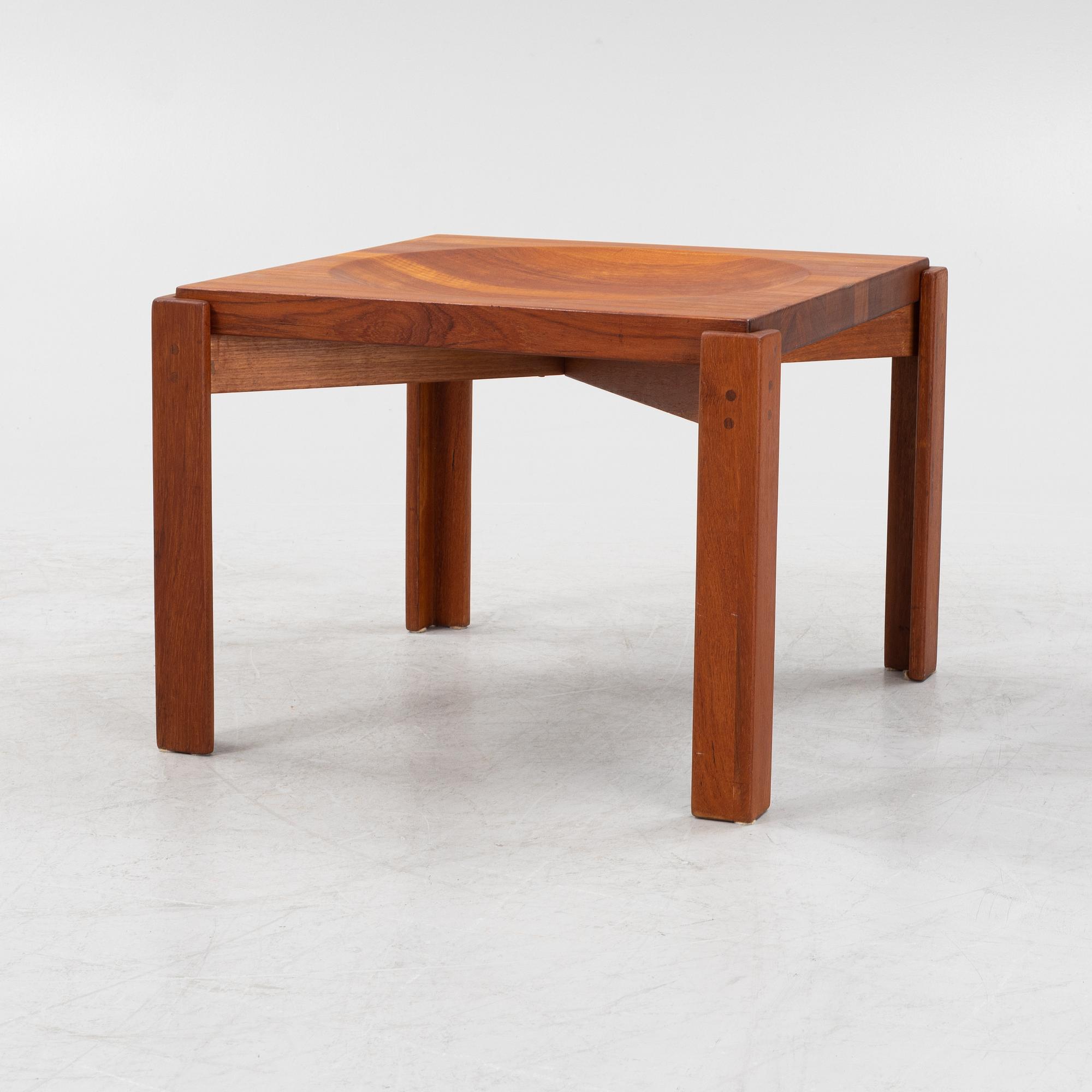 Jens Quistgaard, a teak tray table from Källemo, Sweden, 1960's.