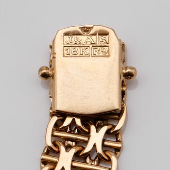 ARMBAND, 18K guld, svenska stämplar, 1967. Vikt ca 24 g.