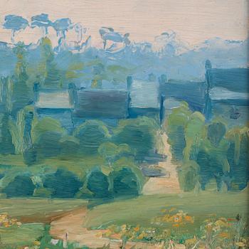 Agnes de Frumerie, Landscape from Brittany.