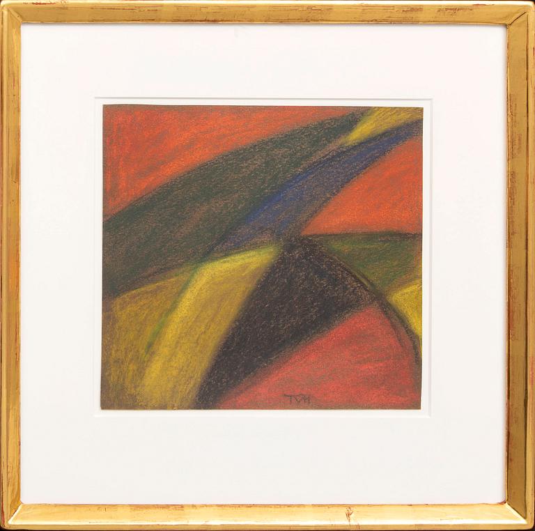 Tora Vega Holmström, pastell signerad.