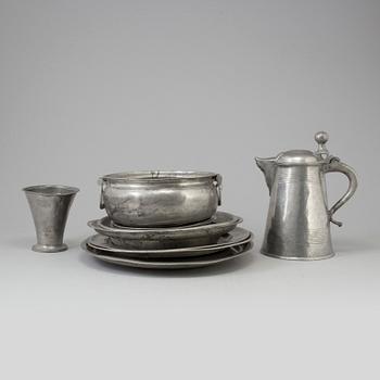 TENNFÖREMÅL, 13 st, 1800-tal.