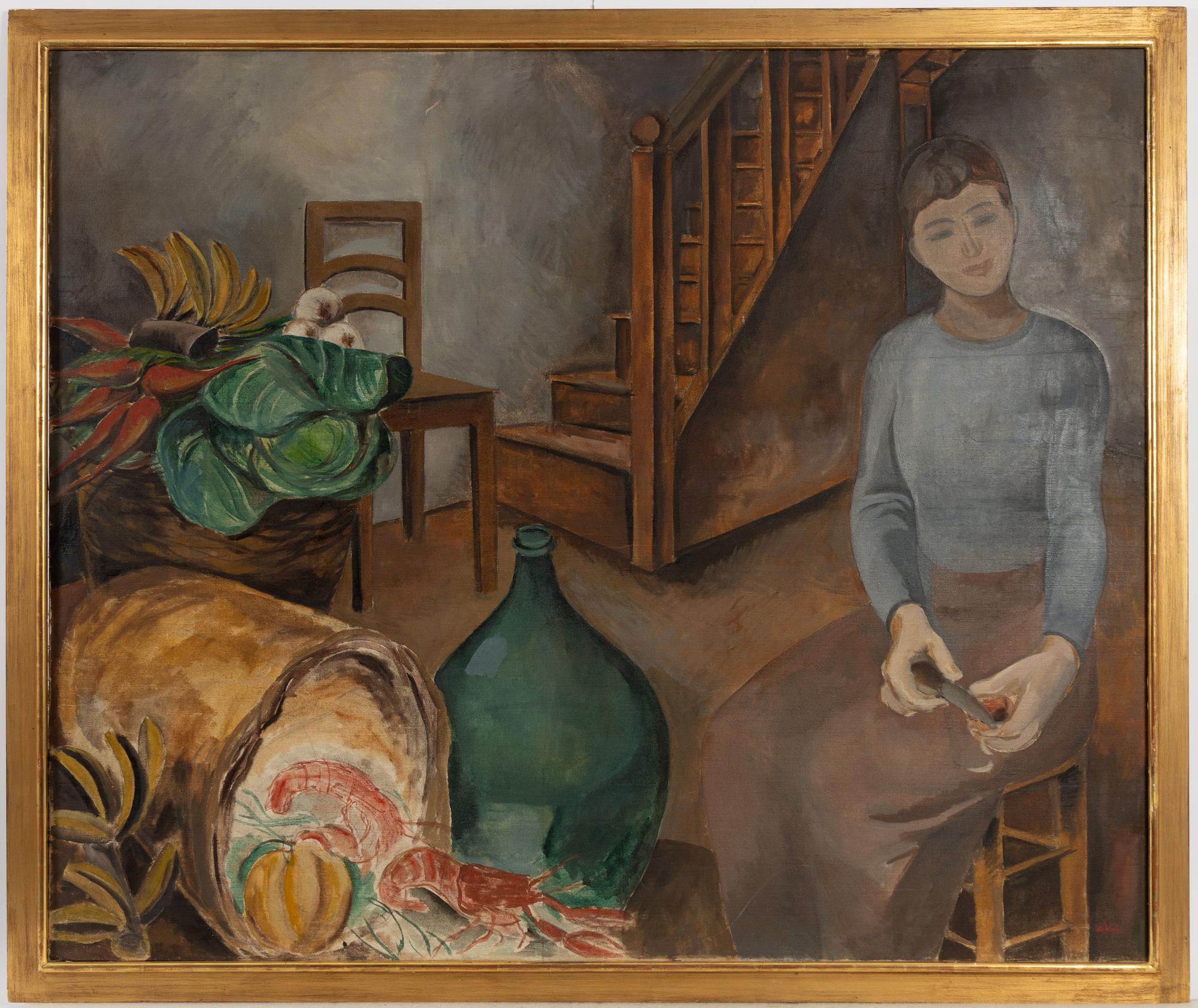 Otte Sköld, Retour du Marché.
