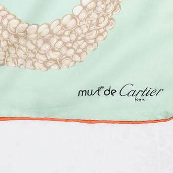 Cartier, scarf.