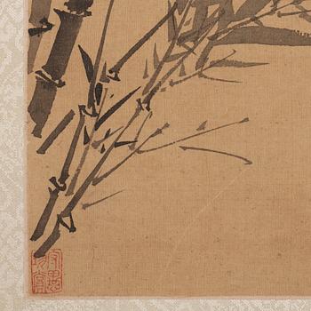 An album with 12 paintings by Qing dynasty artists, circa 1900. Attributed to Zhang Jian, Shou Ping, Yang Jin, after.