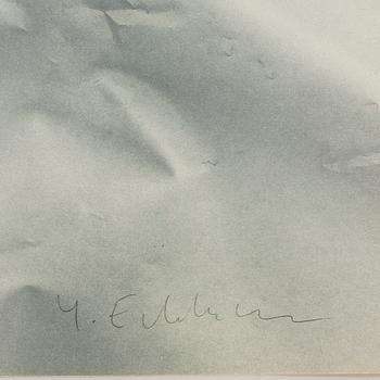 Yrjö Edelmann, lithograph in colours, 1987, signed EA 1/25.