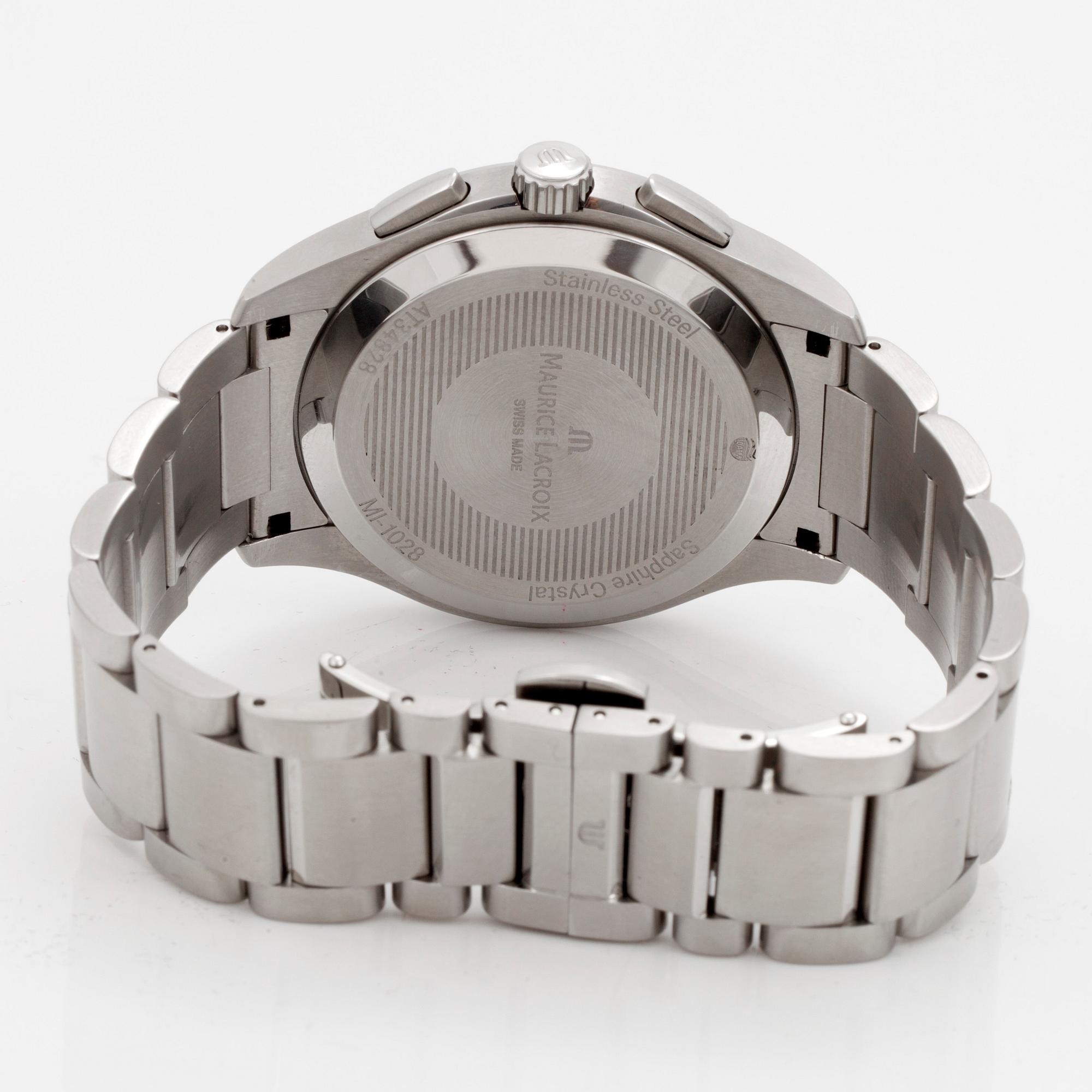 MAURICE LACROIX, Miros, chronograph, wristwatch, 41 mm,