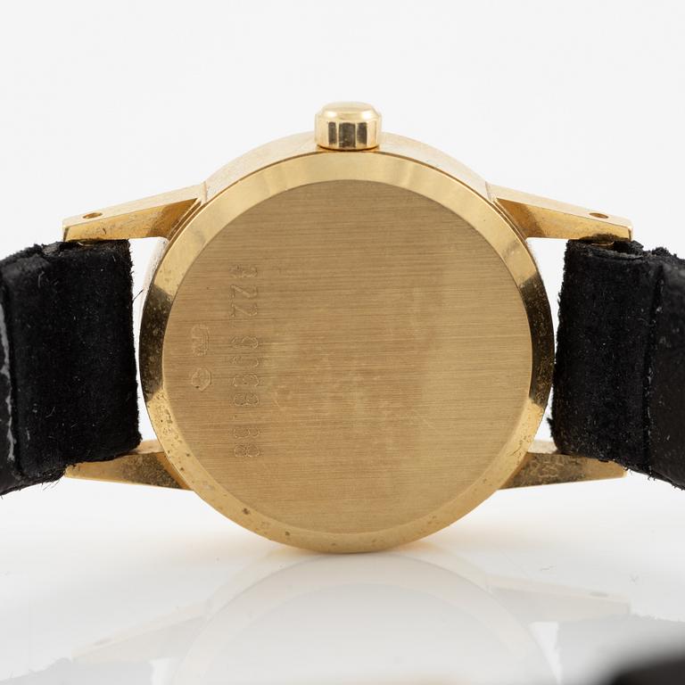 Certina, wristwatch, 18K gold, 19 mm.