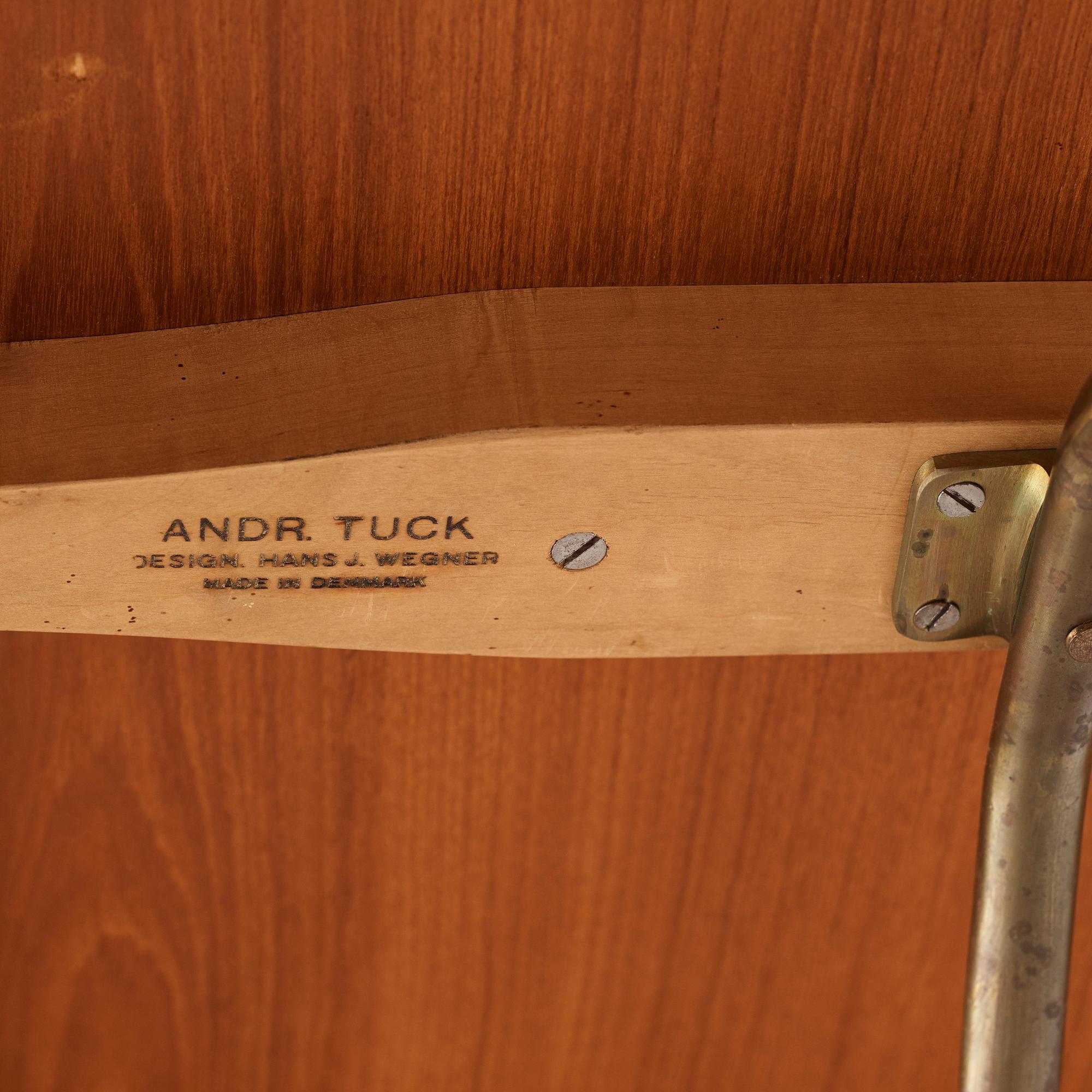 Hans J. Wegner, matbord med klaffar, "AT-314", Andreas Tuck, Danmark 1950-60-tal.