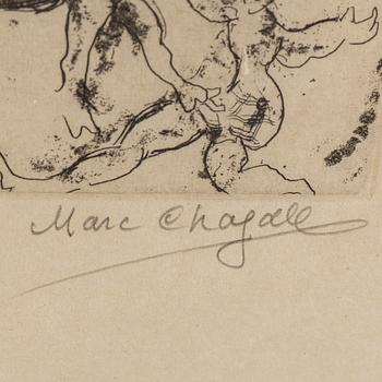 MARC CHAGALL, etching, signed and numbered 25/35.