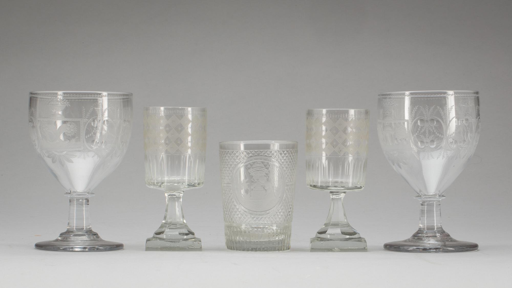 GLAS, 2+2+1 st. Glas, 1800-1900-tal.