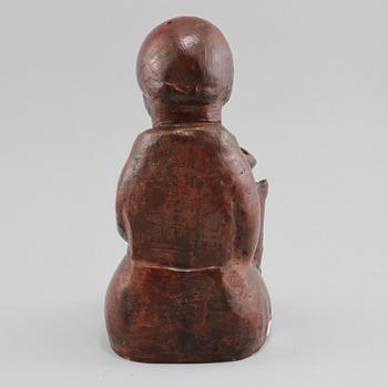SKULPTUR, möjligen Camelo Pafumi, lergods, signerad C.P, 1900-tal.
