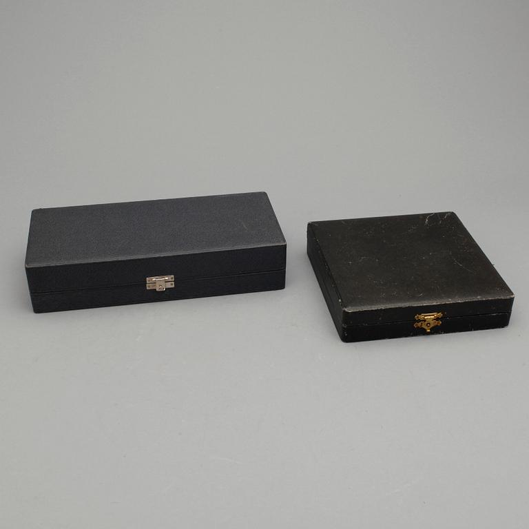 SKEDAR, 6+12 SAMT TESIL, silver, Finland 1924-30. Tot ca 530 gram.