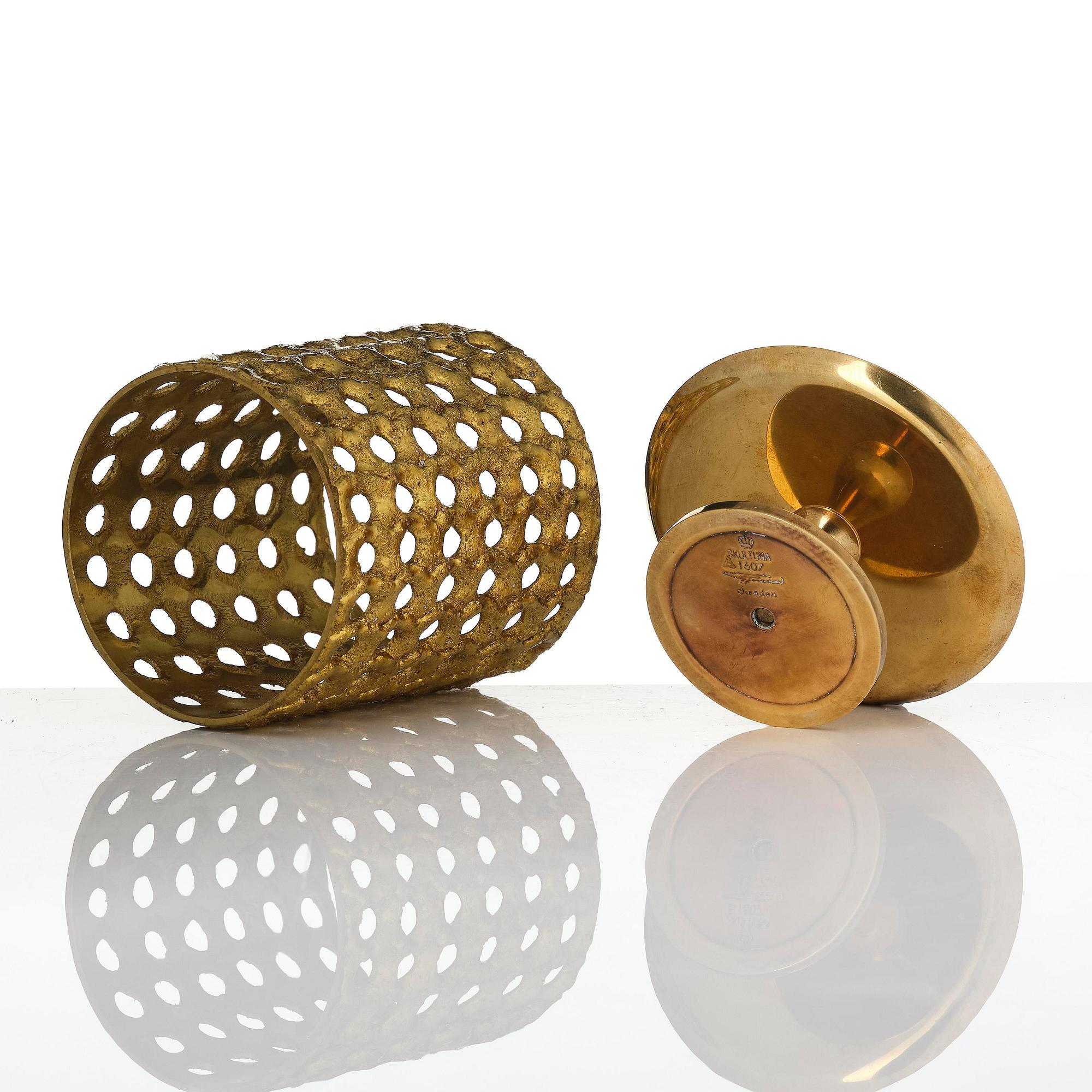 Pierre Forssell, ljuslykta, Skultuna, 1988.