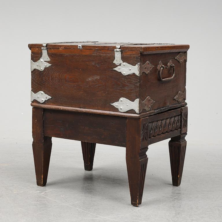 A chest and stand, 19th-20th century.