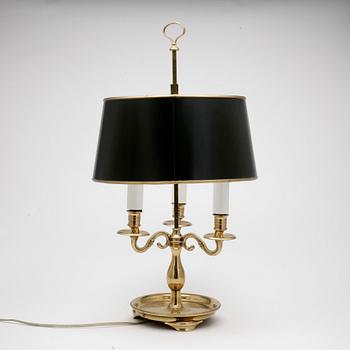 BORDSLAMPA, sk bouillotte, 1900-talets andra hälft.