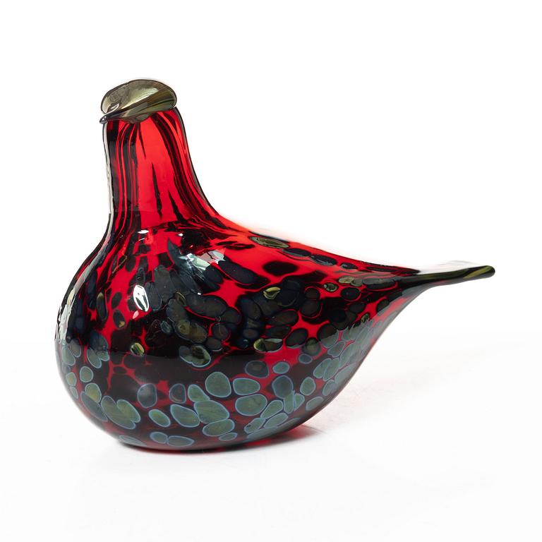 Oiva Toikka, a 'Ruby bird', Nuutajärvi, Finland.