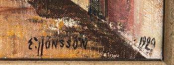 Erik Jönsson, "Infarten till Chartres söderifrån".