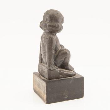 Carl-Einar Borgström, signed metal sculpture.