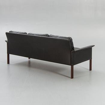 A 1960/70s leather sofa.